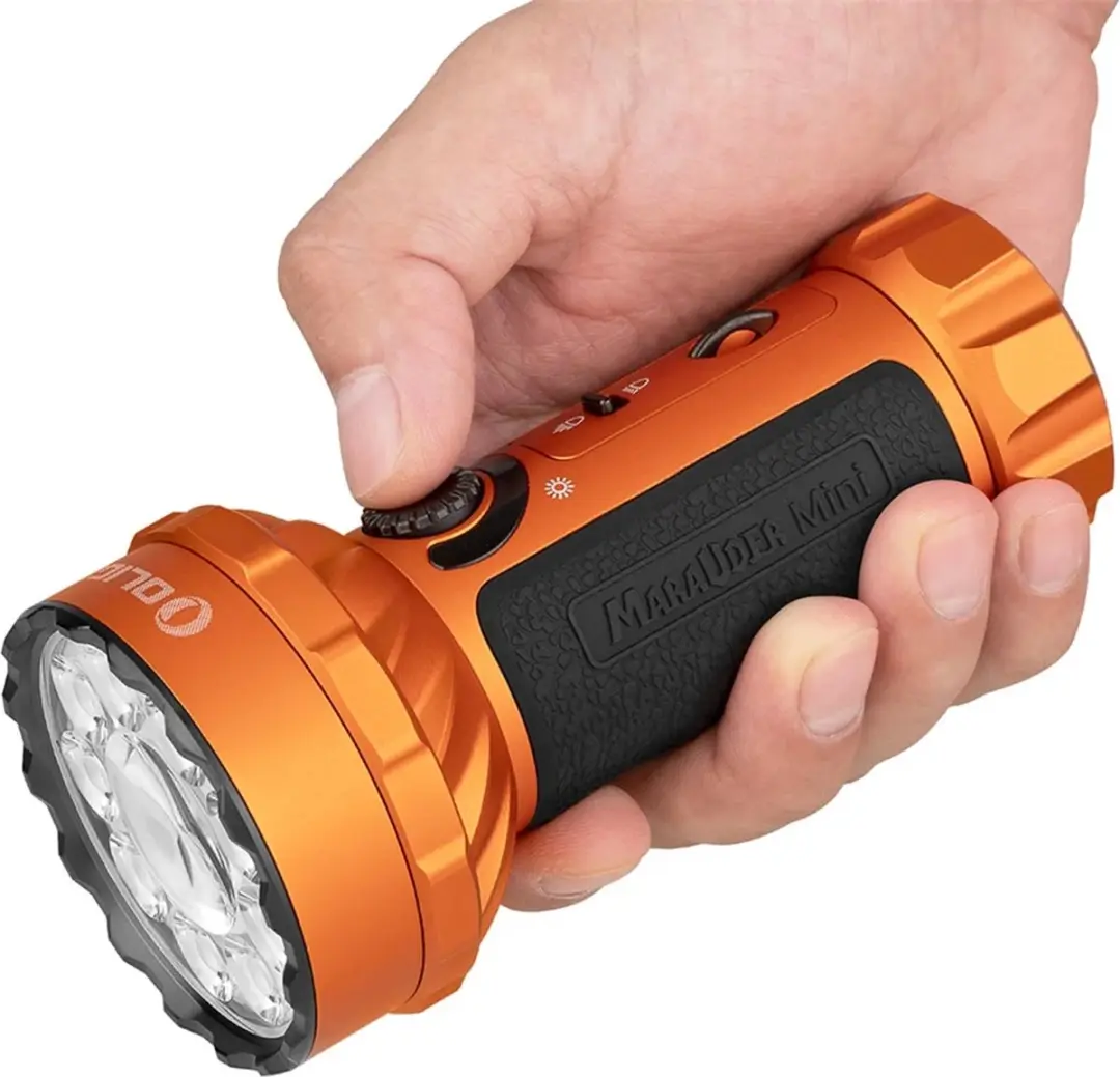 Olight Marauder Mini Zaklamp - 7000 lm - Oranje - afbeelding 3 van 6