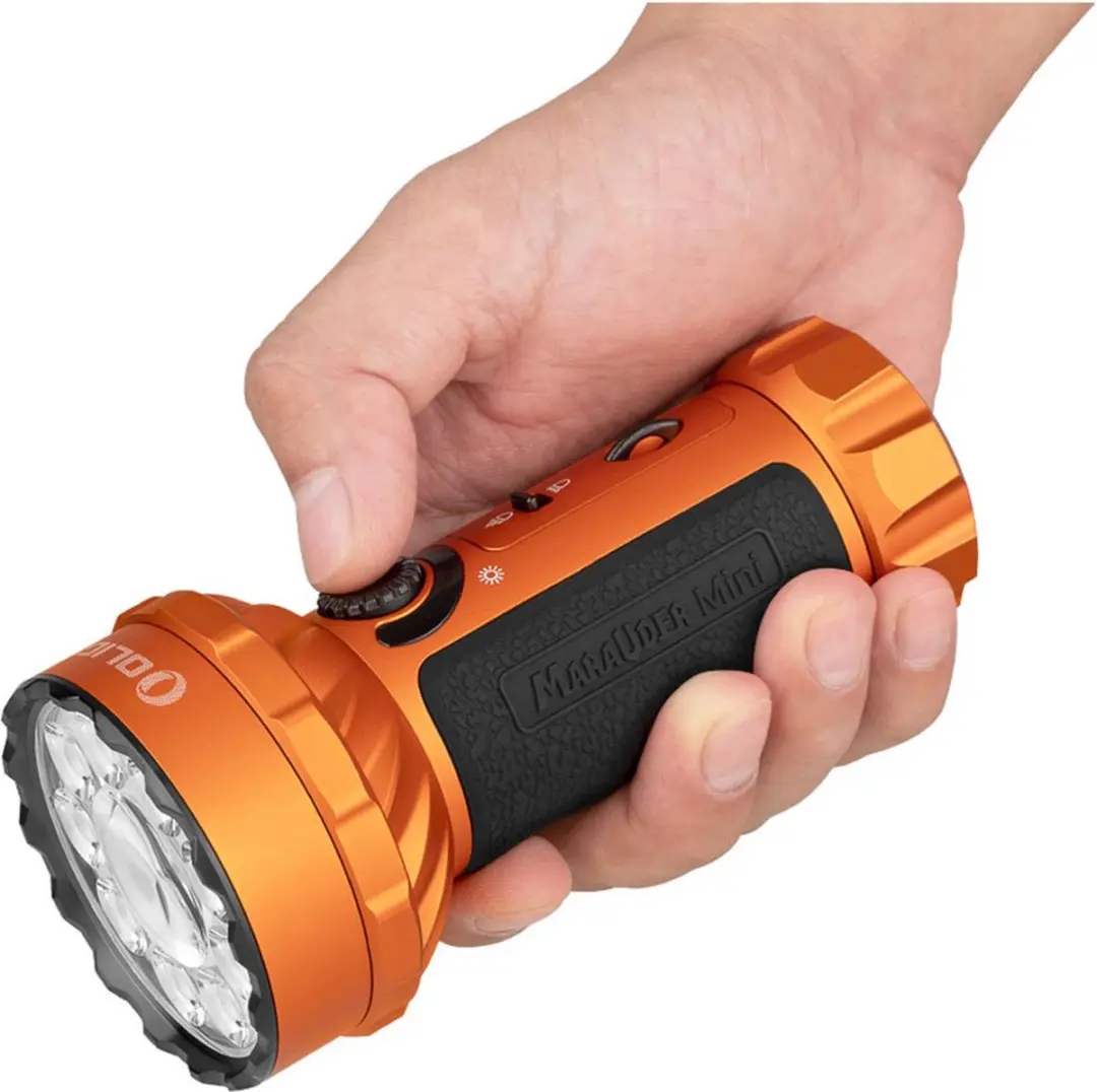 Olight Marauder Mini Zaklamp - 7000 lm - Oranje - afbeelding 4 van 6