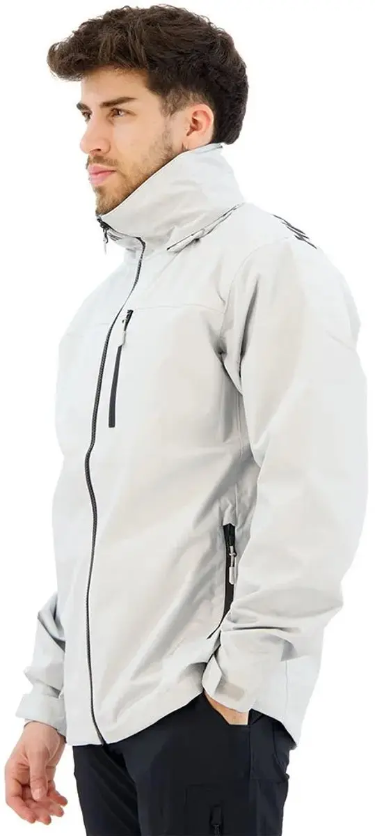 Helly Hansen Crew Hooded 2.0 Jas - Grey Fog - XL - afbeelding 4 van 4