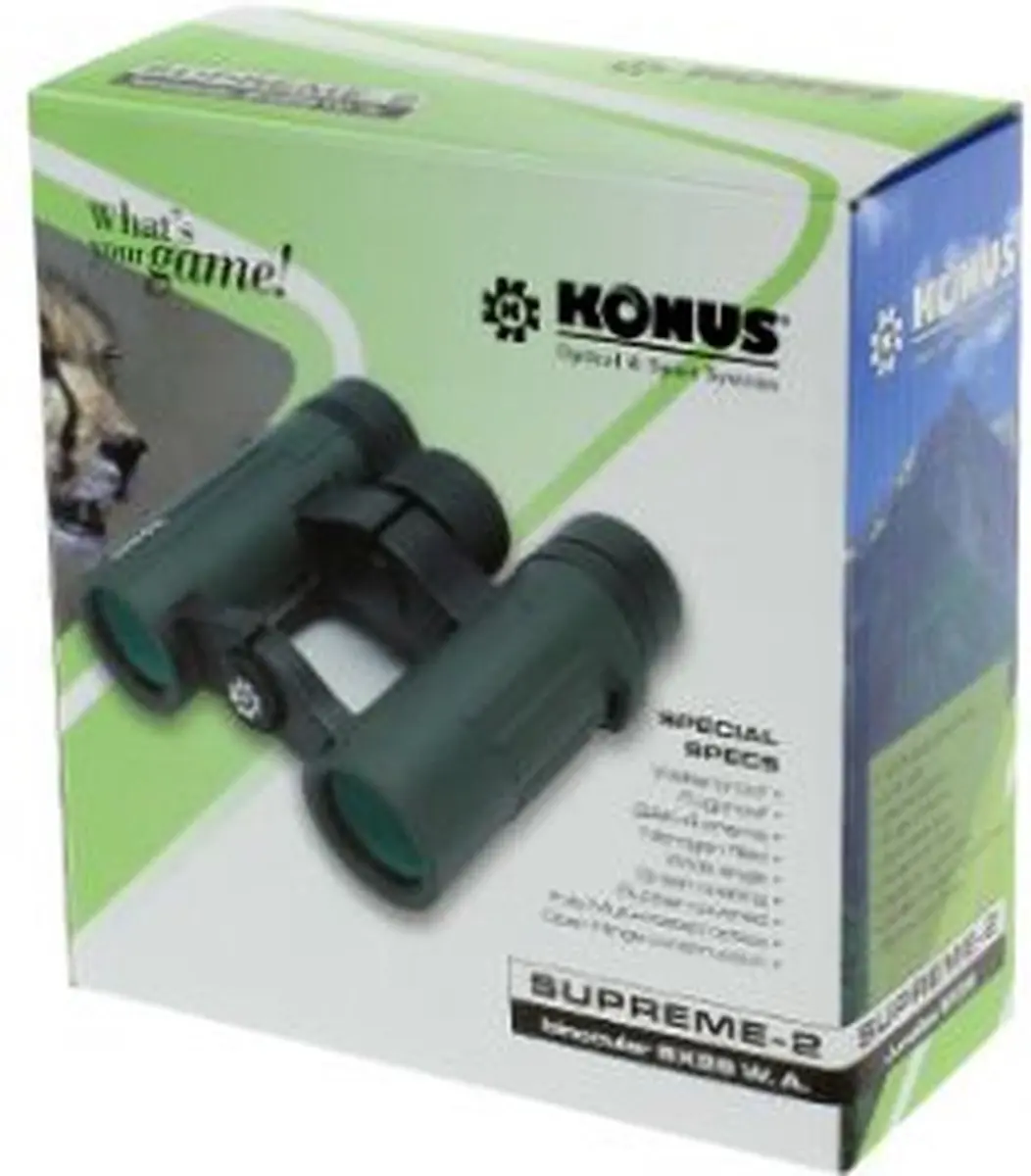 Konus Supreme-2 8x26 Verrekijker - Groen - afbeelding 4 van 4