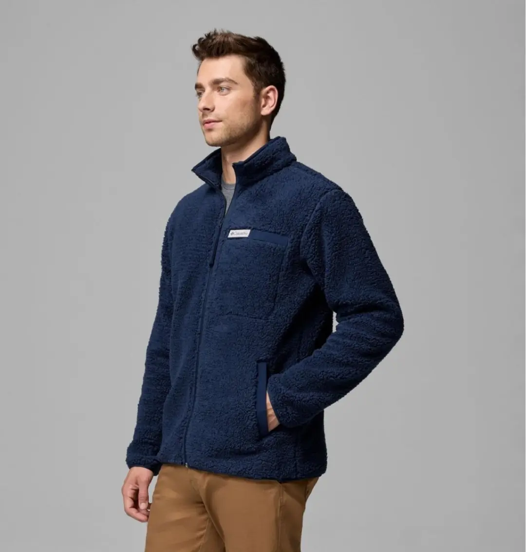 Columbia Rugged Ridge High Pile Fleecejack - Blauw - M - afbeelding 2 van 6
