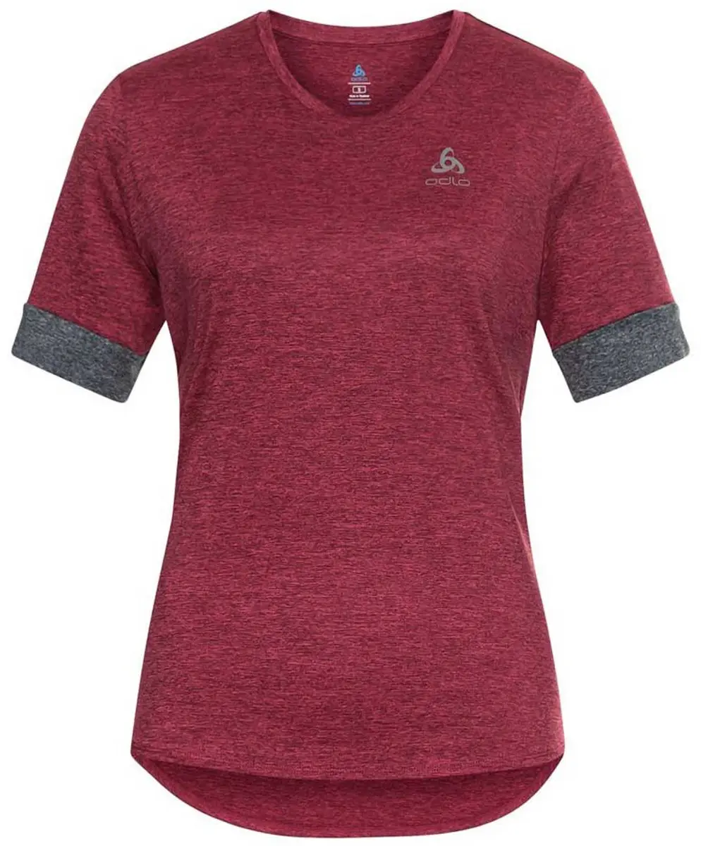 Odlo Ride Easy T-shirt Met Korte Mouwen Rood XS Vrouw