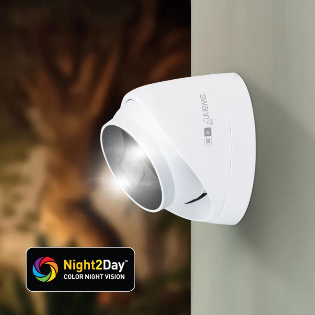 Swann AdvancedX 5MP SWNHD-ADVX5MPD-GL Spotlight IP Camera - Wit