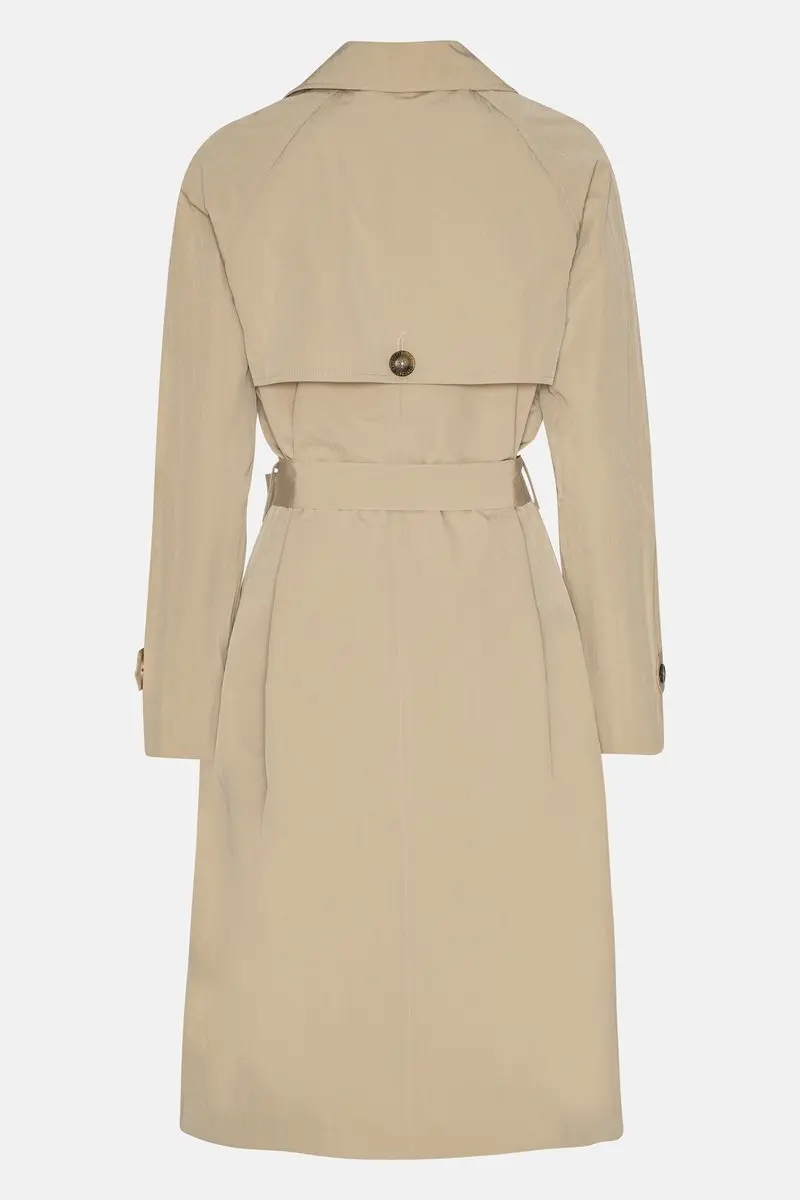 Ilse Jacobsen Hornbæk Waterdichte Trenchcoat Dames - White Pepper - afbeelding 4 van 6