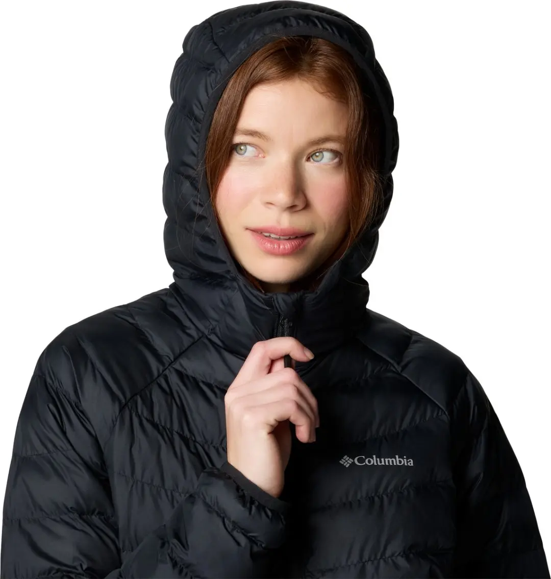 Columbia Powder Lite II Capuchonjas Dames - Zwart - XS - afbeelding 5 van 6
