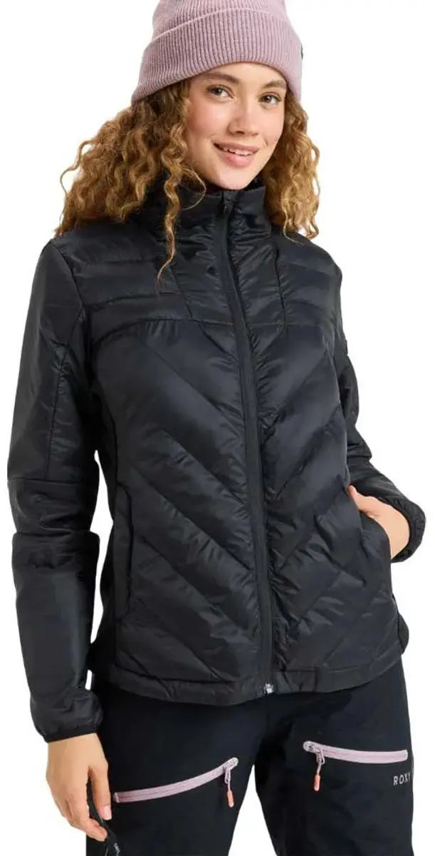 Roxy Lunapack Donsjack Dames - True Black - M - afbeelding 6 van 6