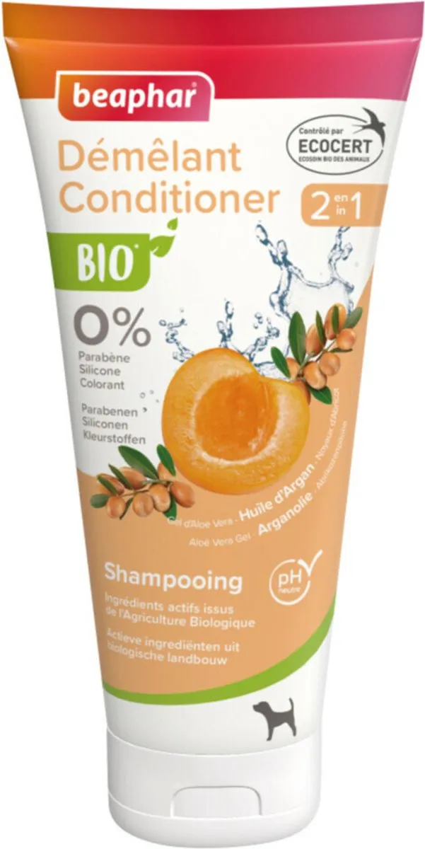 Beaphar Bio Shampoo Conditioner 2-in-1 200ml - 3x600ml