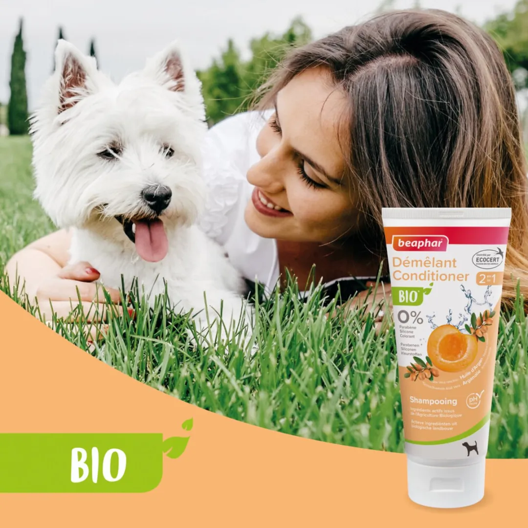 Beaphar Bio Shampoo Conditioner 2-in-1 200ml - 3x600ml