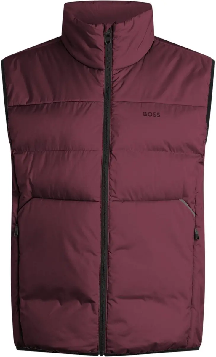 Boss Heren Bodywarner Rood 50565207/654 Urbanex Puffer V - afbeelding 3 van 4