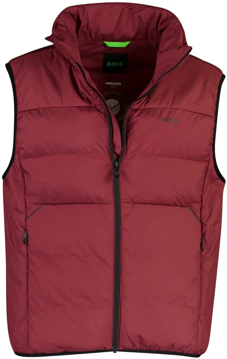 Boss Heren Bodywarner Rood 50565207/654 Urbanex Puffer V - afbeelding 4 van 4
