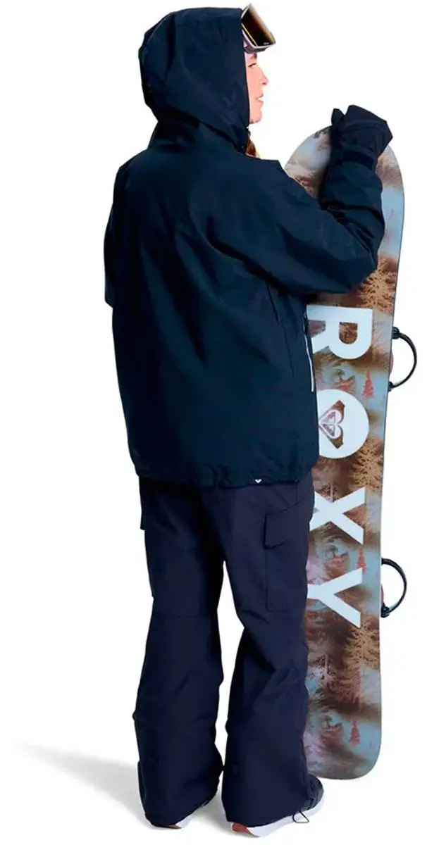 Roxy Landscape Hooded Jas Dames - Zwart - XS - afbeelding 6 van 6