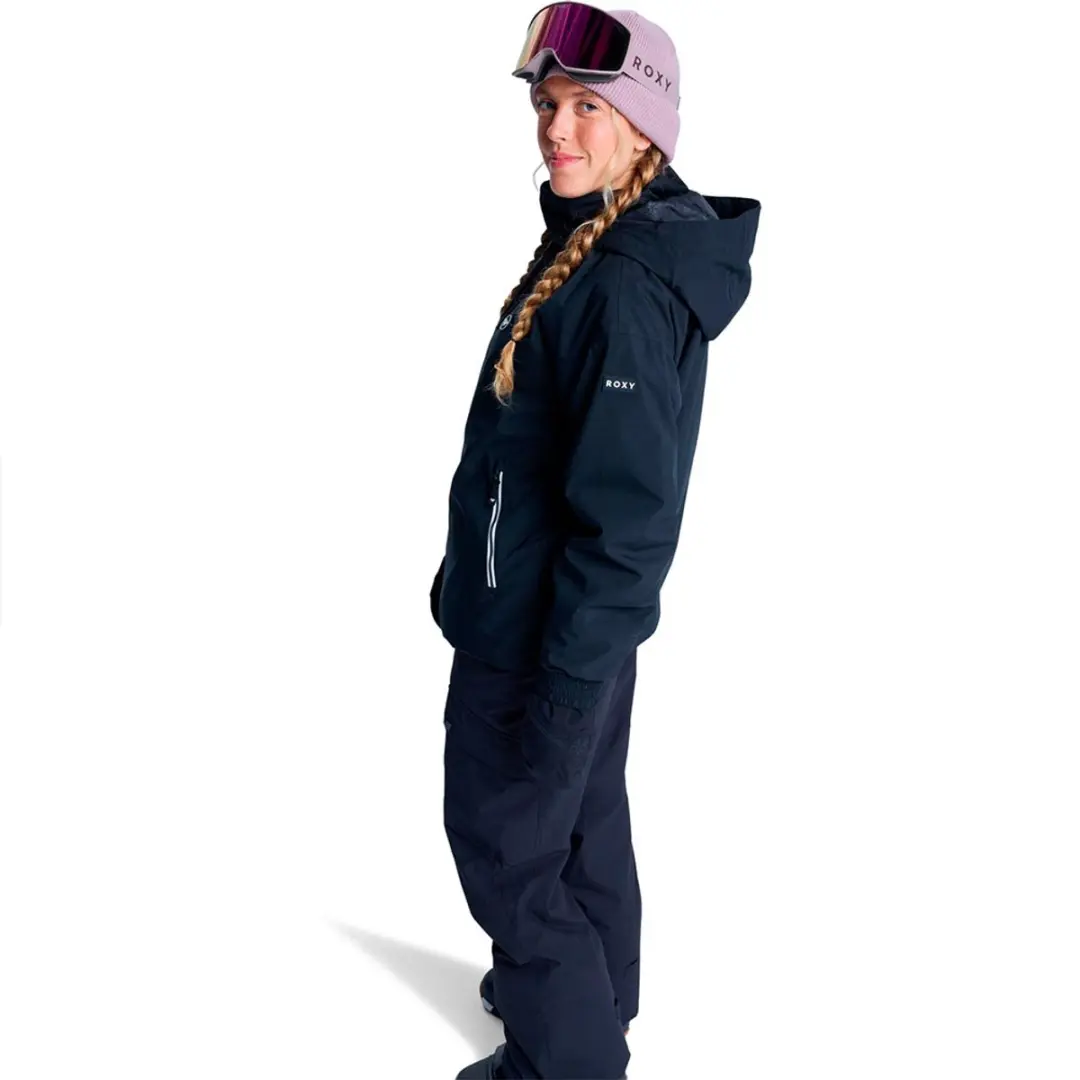 Roxy Landscape Hooded Jas Dames - Zwart - XS - afbeelding 4 van 6