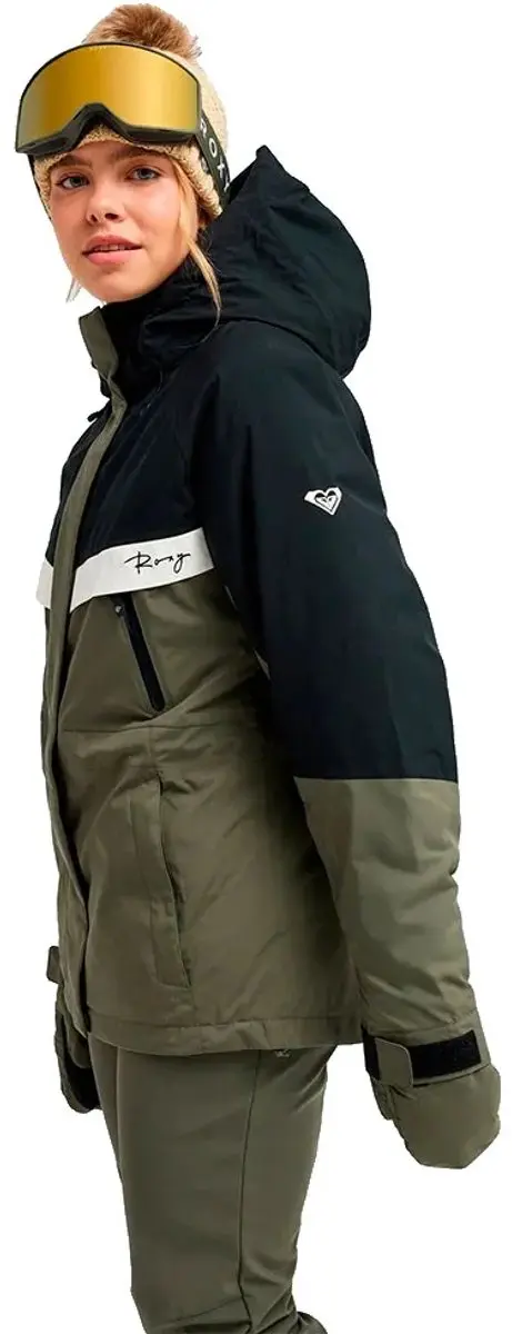 Roxy Glacial Grace Dames Jas - Beetle - XS - afbeelding 4 van 4