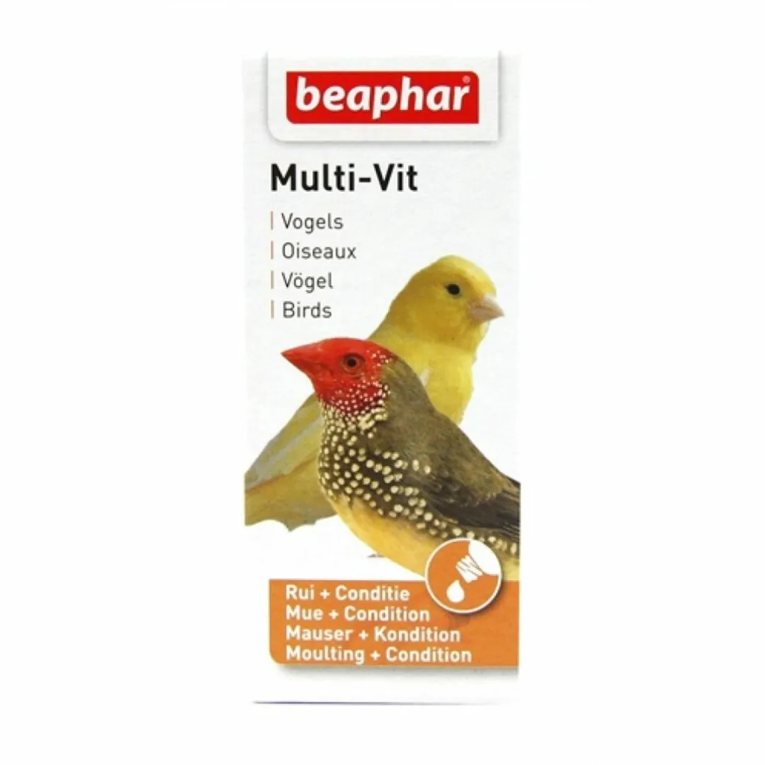 Beaphar Multi-Vitamine Vogels 20ml - 6 Stuks