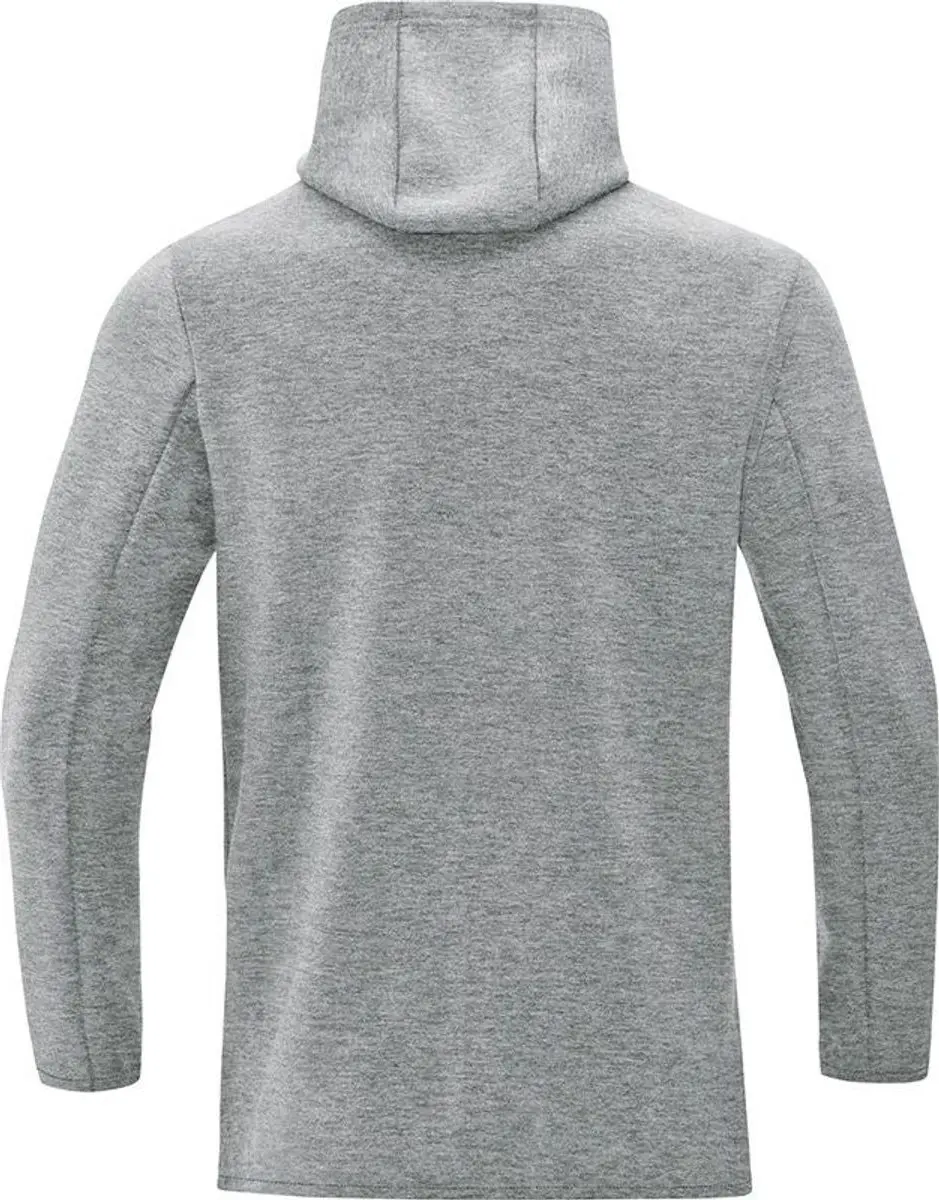 JAKO Premium Basics Jas met Kap - Grijs Gemeleerd - afbeelding 3 van 3