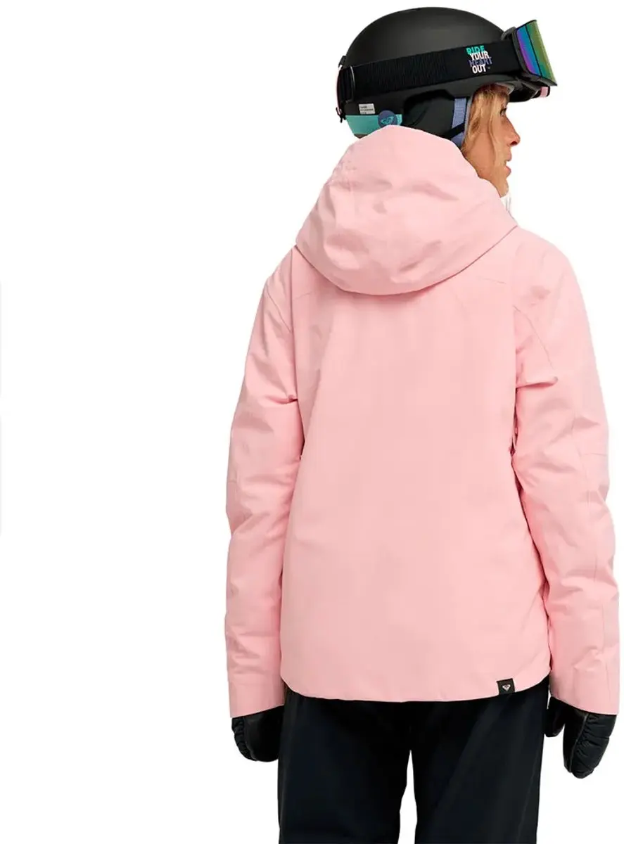 Roxy Ridgemount 20K Capuchonjack Dames - Roze - M - afbeelding 4 van 4