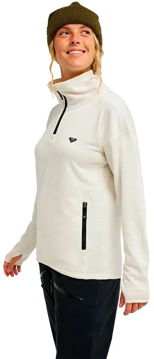 Roxy Snowstride Sweatshirt Met Halve Rits - afbeelding 4 van 4