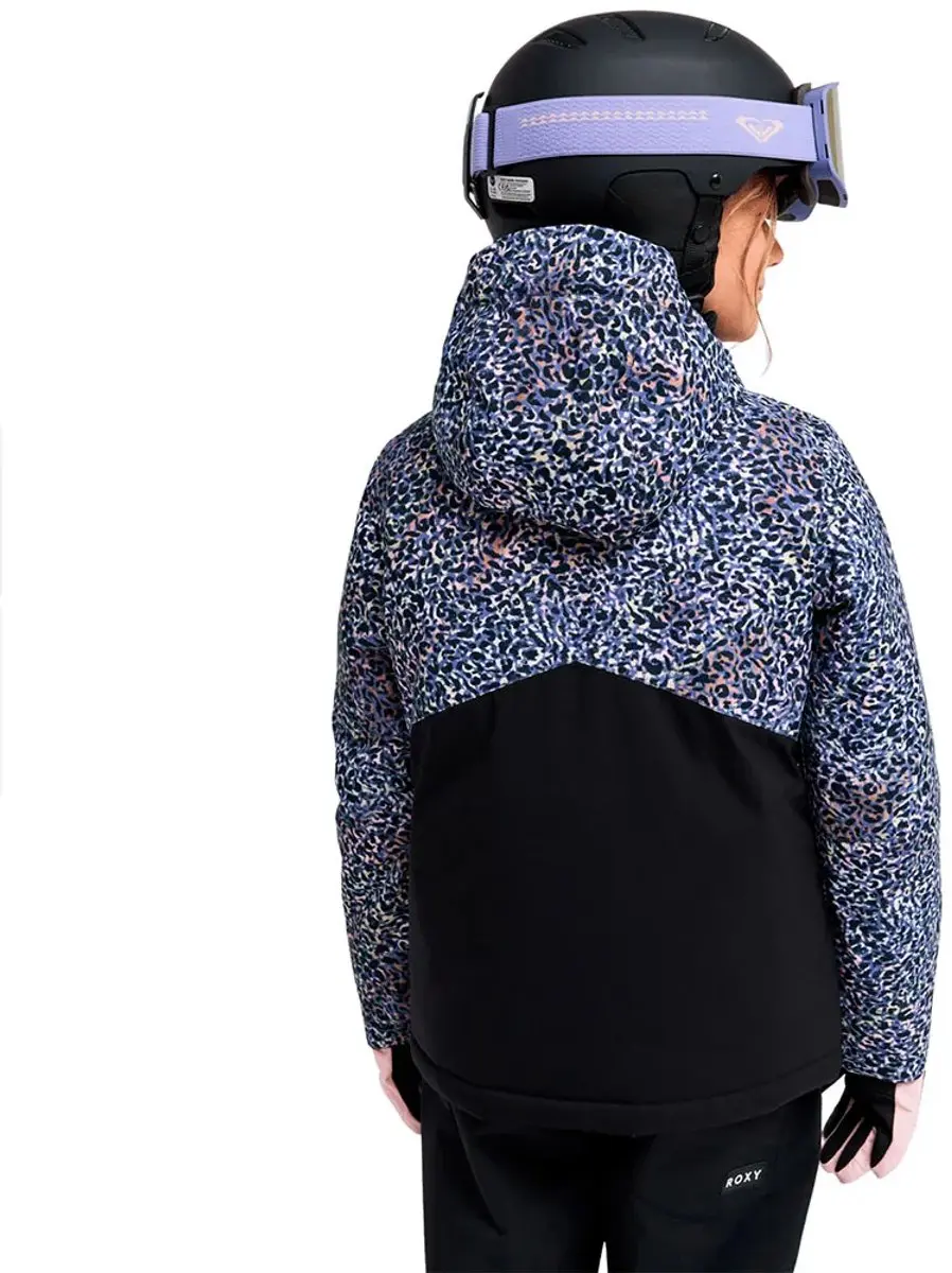 Roxy Snowflare Skijack Meisjes - True Black - 146/152 - afbeelding 2 van 2