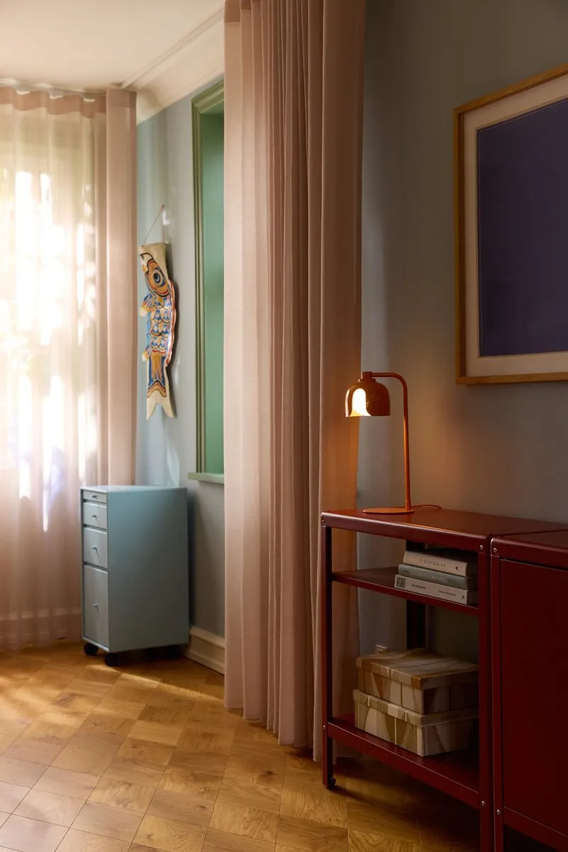 Osram Decor Corolle Tafellamp - Rood Metaal Glas