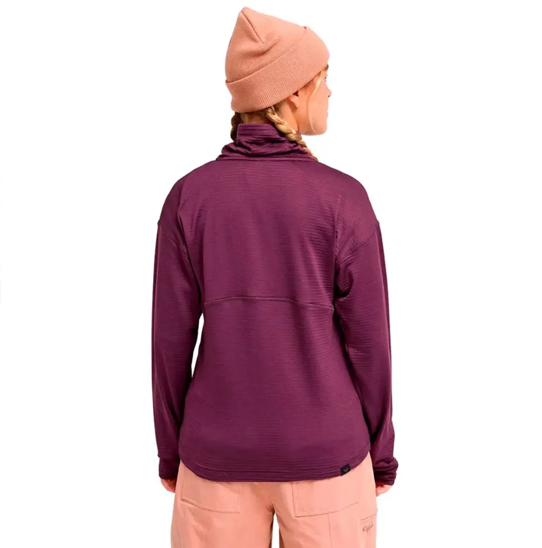 Roxy Snowstride Sweatshirt Met Halve Rits - afbeelding 2 van 3
