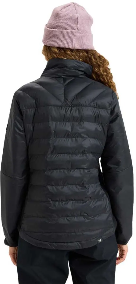 Roxy Lunapack Donsjack Dames - Zwart - afbeelding 2 van 6