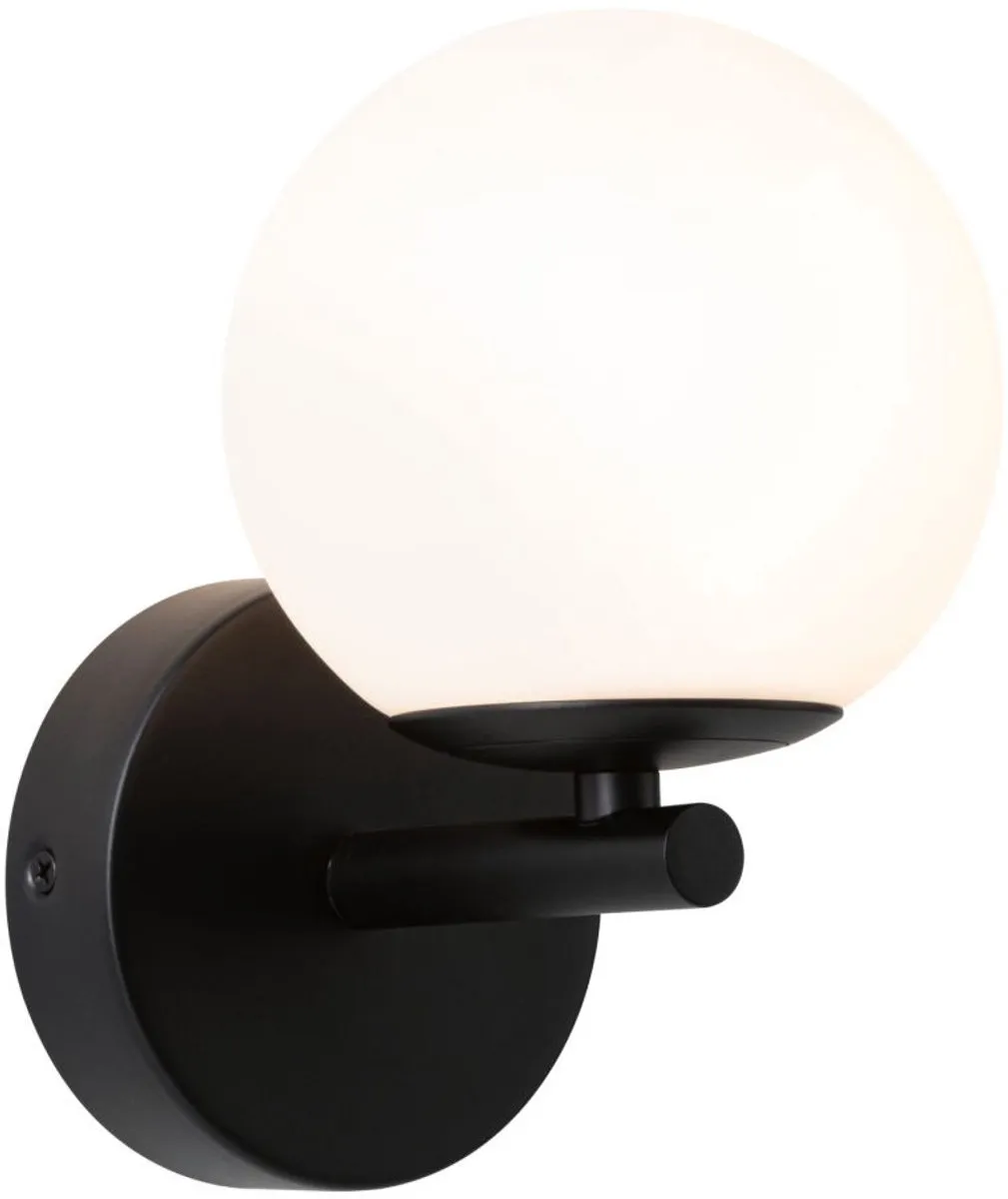 Paulmann Selection Bathroom LED-wandlamp Gove IP44 5W - Zwart mat