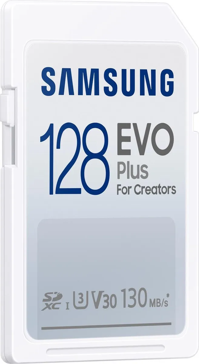Samsung EVO Plus SD Kaart 128GB - 130MB/s