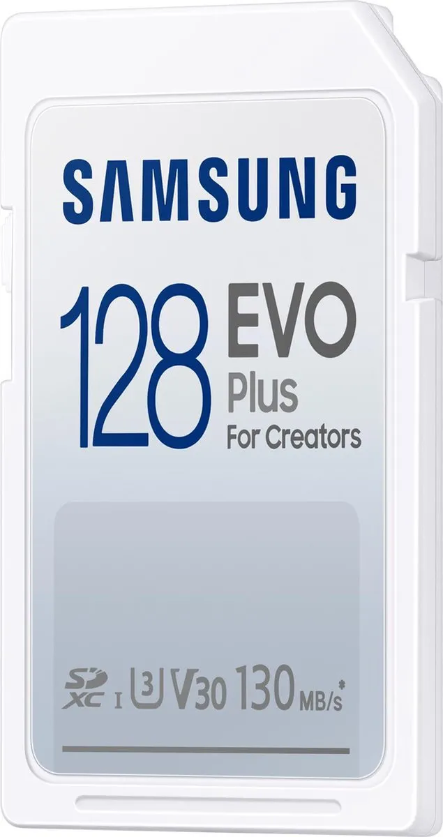 Samsung EVO Plus SD Kaart 128GB - 130MB/s