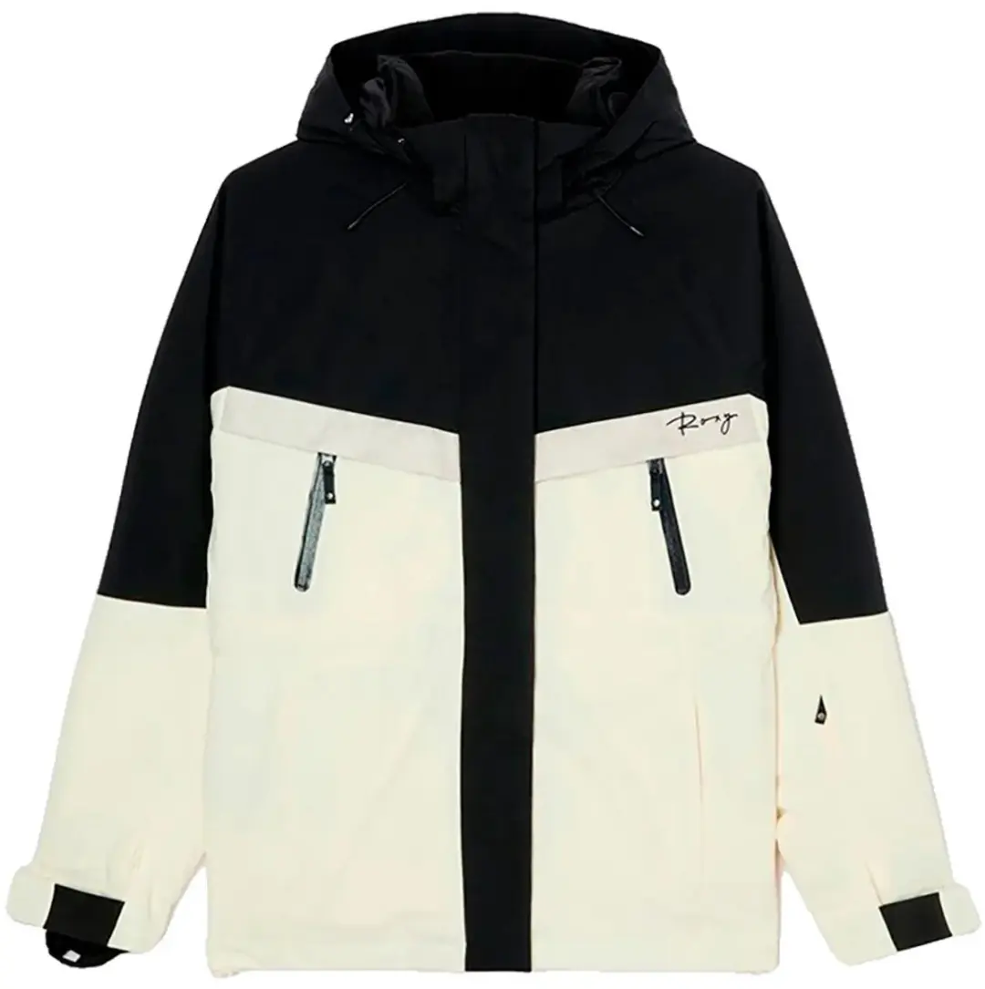 Roxy Glacial Grace 15K Capuchonjas Dames - Zwart - XS - afbeelding 4 van 4
