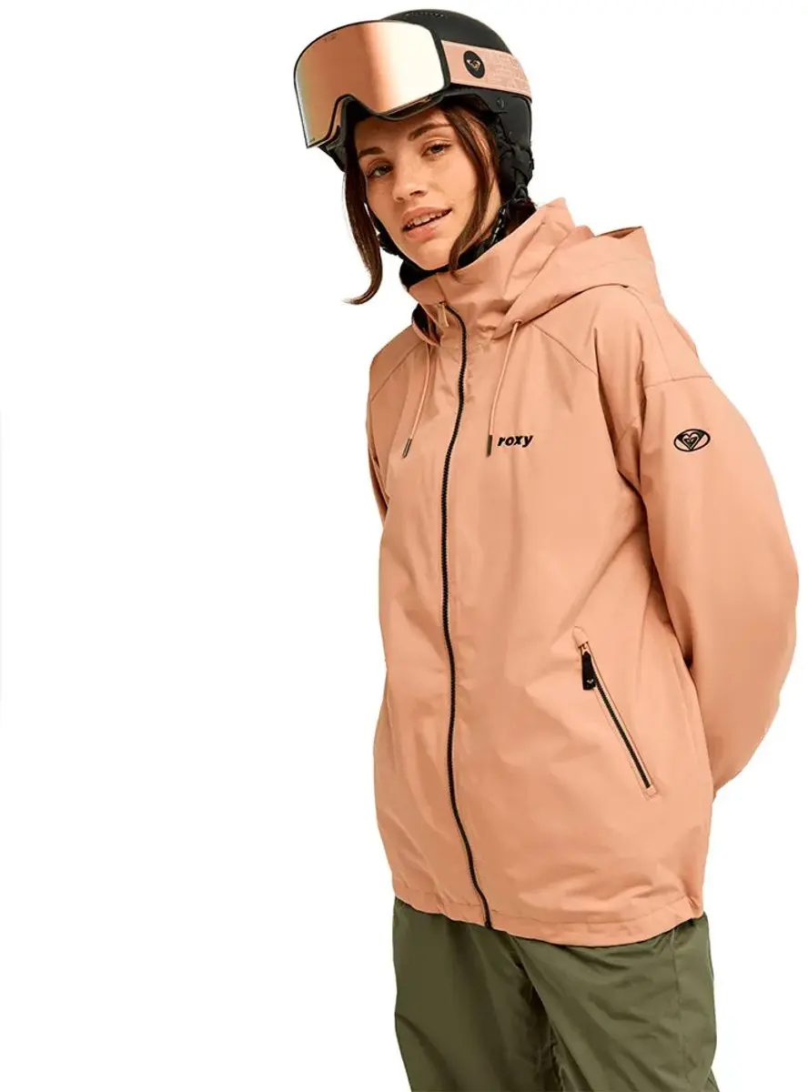 Roxy Landscape Jas Beige L Vrouw
