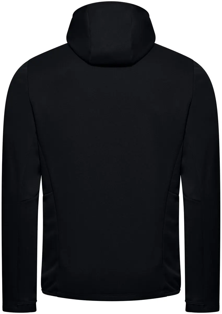Vaude Monviso III Zip-up Fleece met Capuchon - Zwart XL - afbeelding 2 van 6