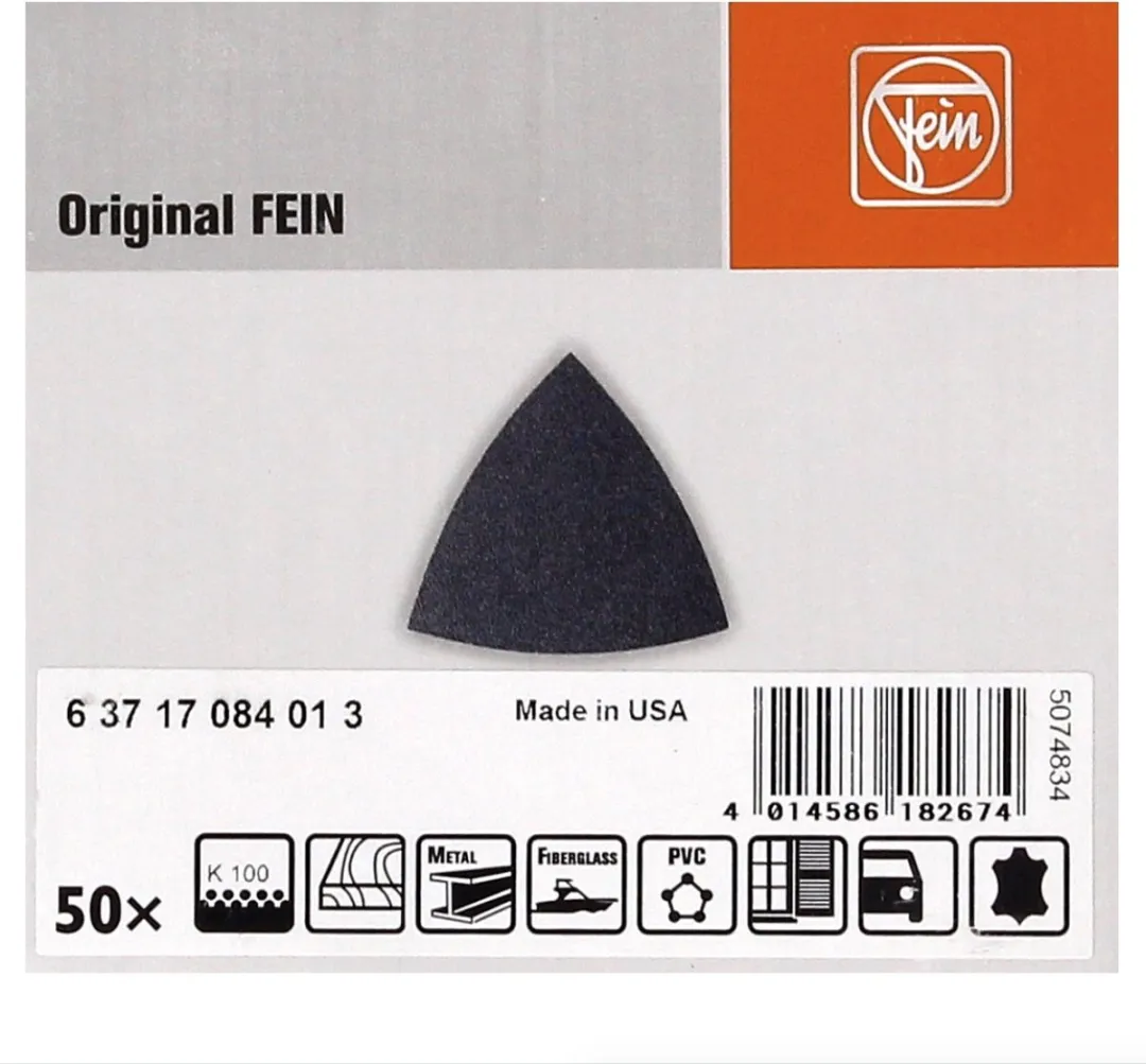 Fein 50x Schuurvellen 80mm K100 - 63717084013 - afbeelding 6 van 6