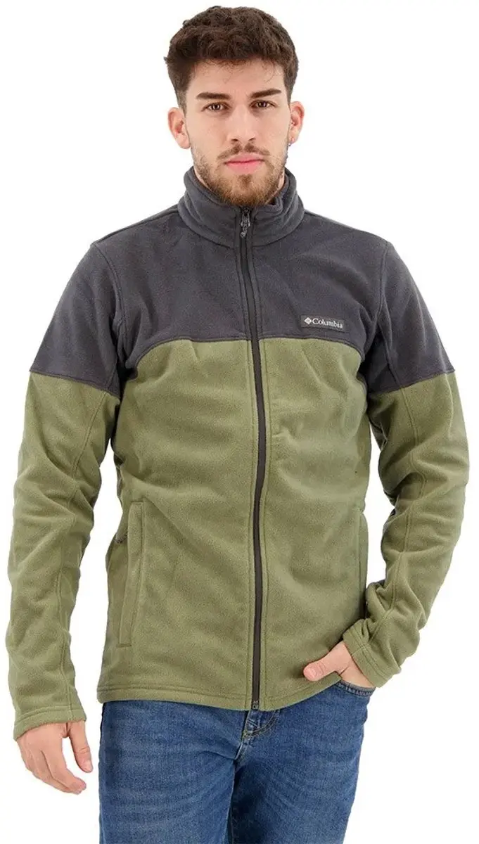 Columbia Basin Trail III Fleece Met Rits - Stone Green