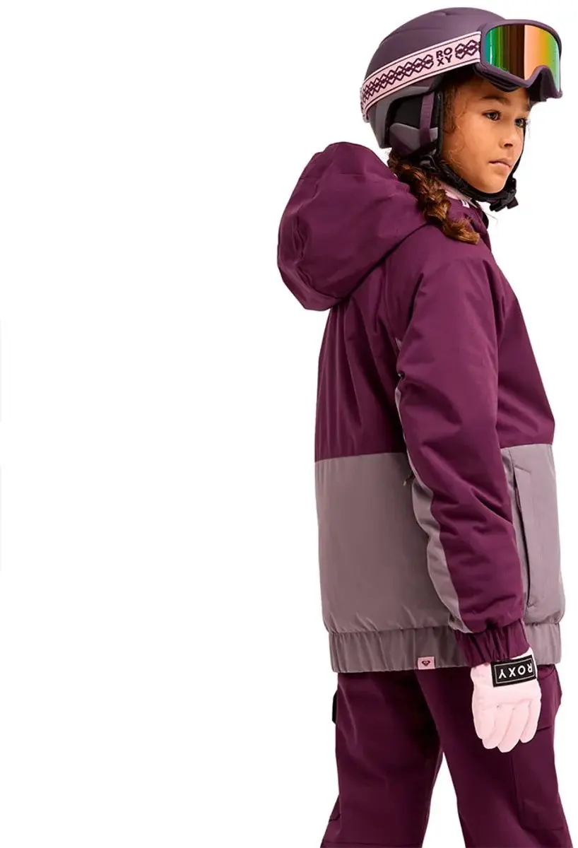 Roxy Crystal Clear Skijas Meisjes - 8 Jaar - Blackberry Wine - afbeelding 2 van 4
