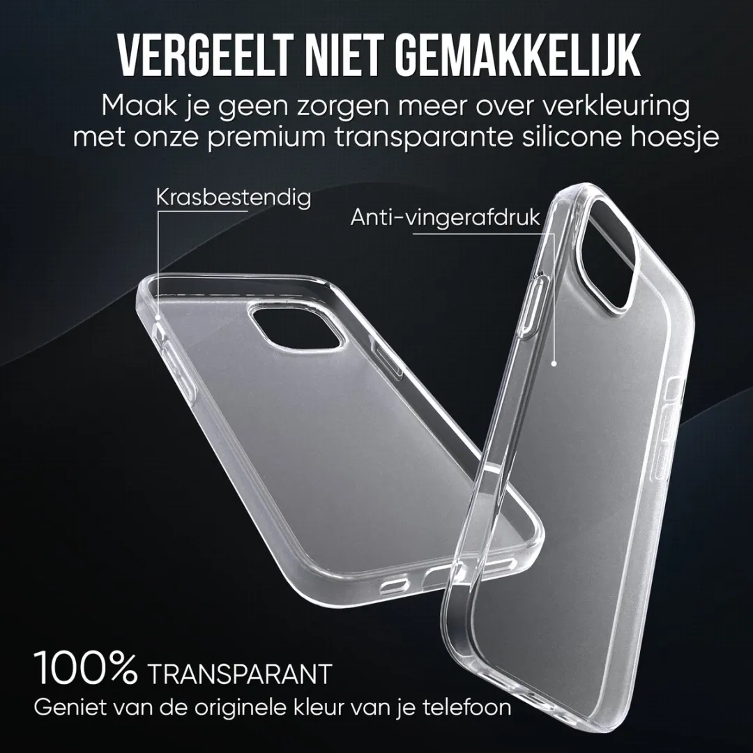 NUVEX iPhone 12 Telefoonhoesje - Transparant