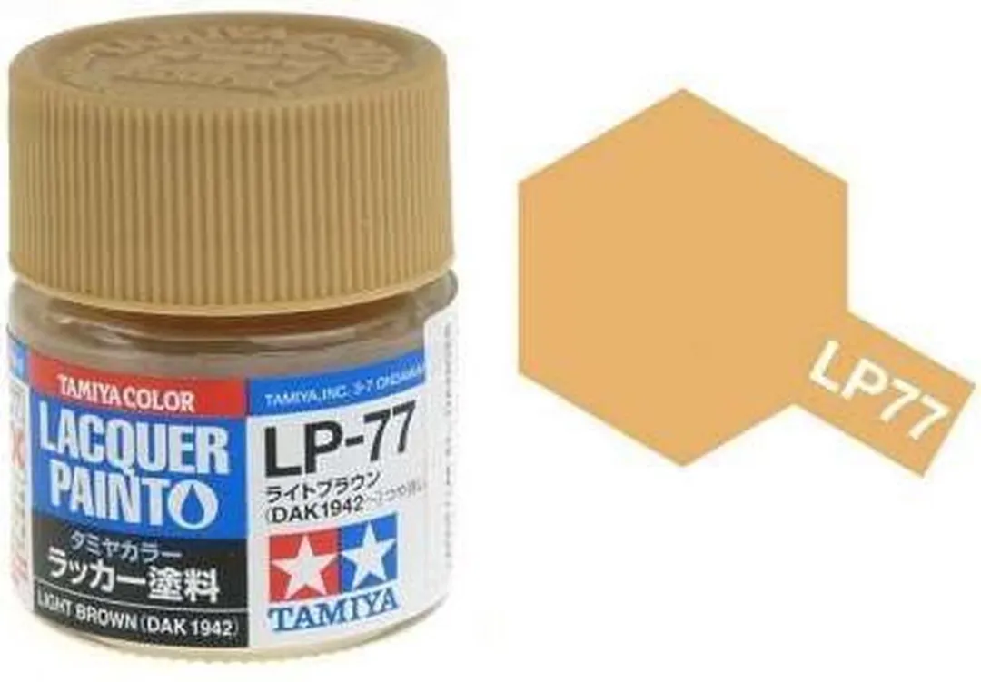 Tamiya Hobbyverf Olieverf LP-77 Light Brown 10ml - Matt