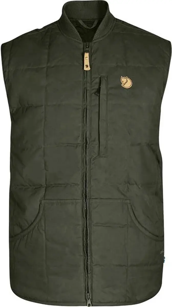 Fjällräven Grimsey bodywarmer Heren, olijf Maat XL