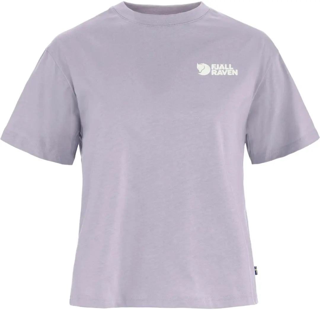 Fjällräven Forest Walk T-shirt Met Korte Mouwen Paars M Vrouw