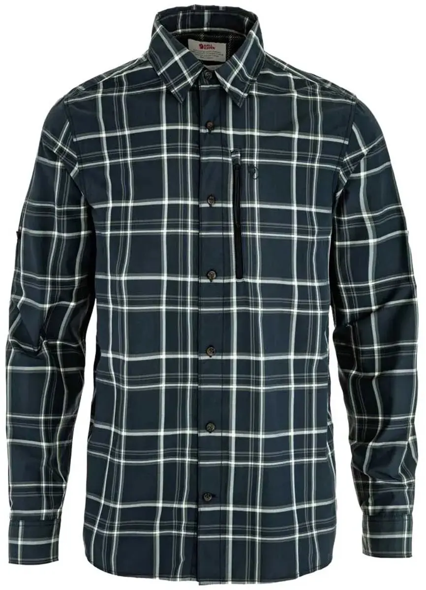 Fjällräven Abisko Hike Overhemd Met Lange Mouwen Blauw M Man