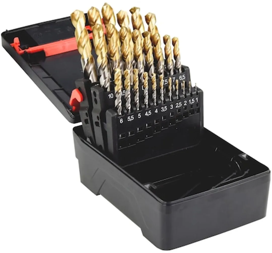 Würth HSS Spiraalboren DIN 338 TiN 25-delig