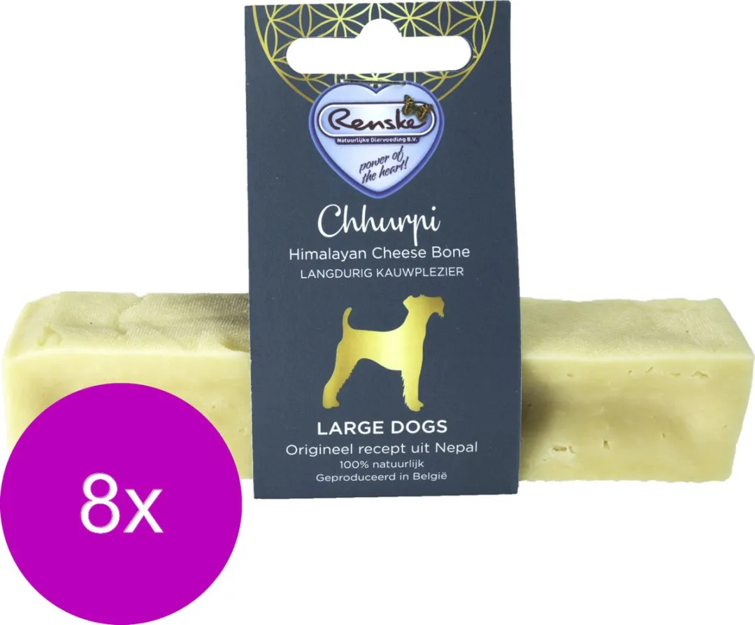 Renske Chhurpi Kauwkluif Melk - 8 Stuks
