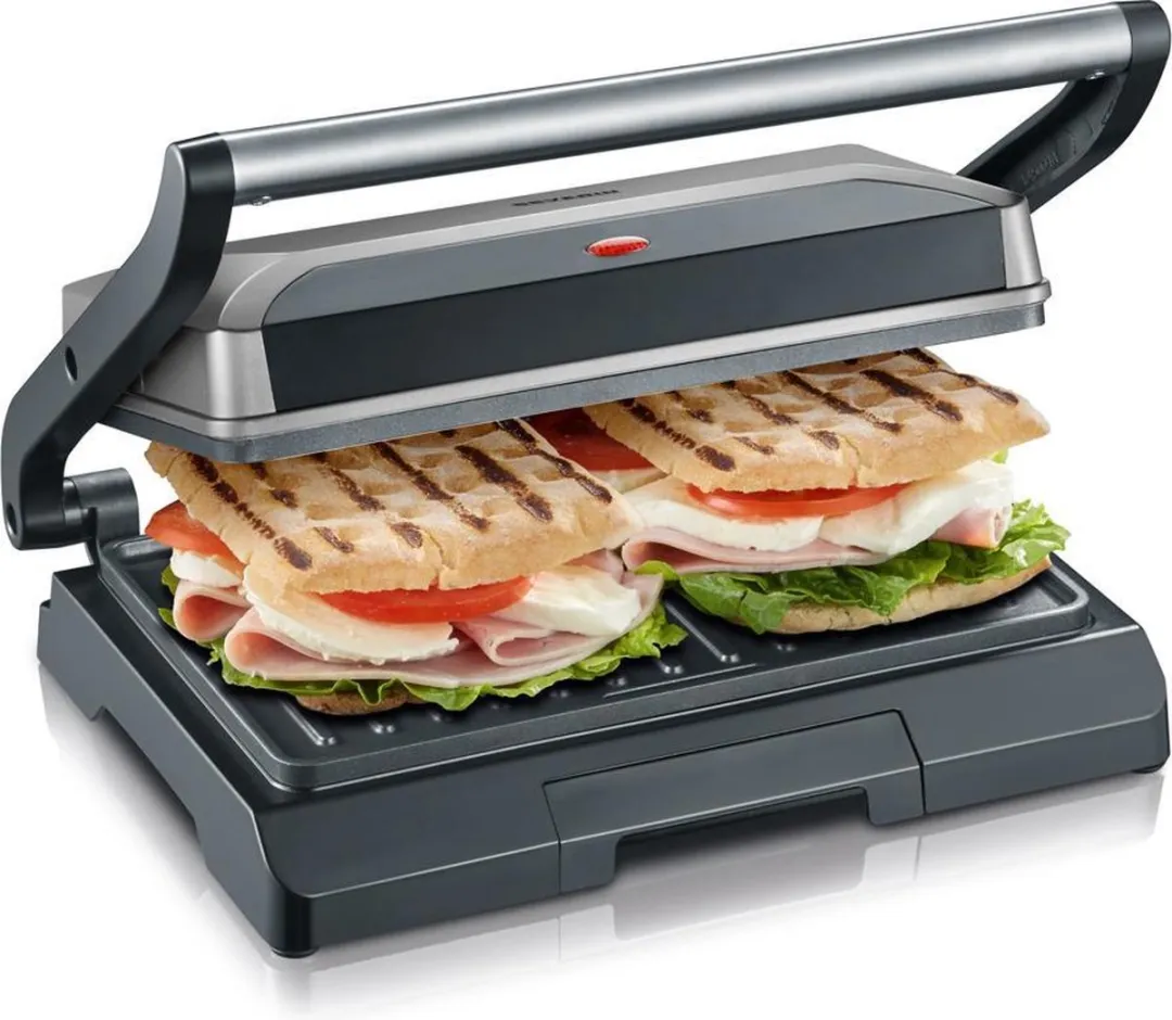 Severin KG 2394 Contactgrill - 800W - Grijs/Zwart