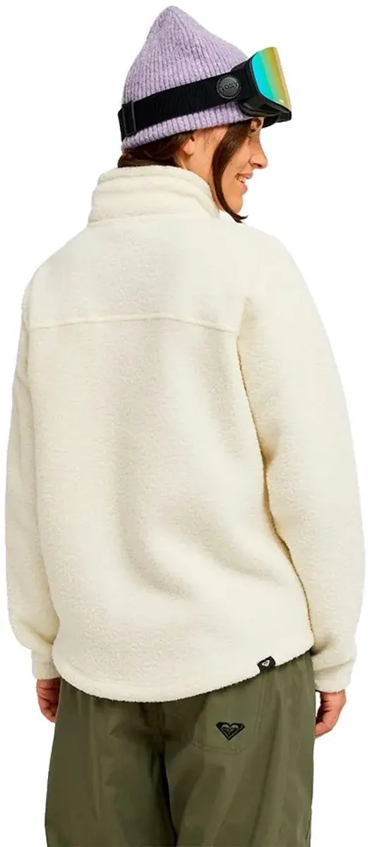 Roxy Alabama Fleece Met Volledige Rits - Whisper White - M - afbeelding 2 van 3