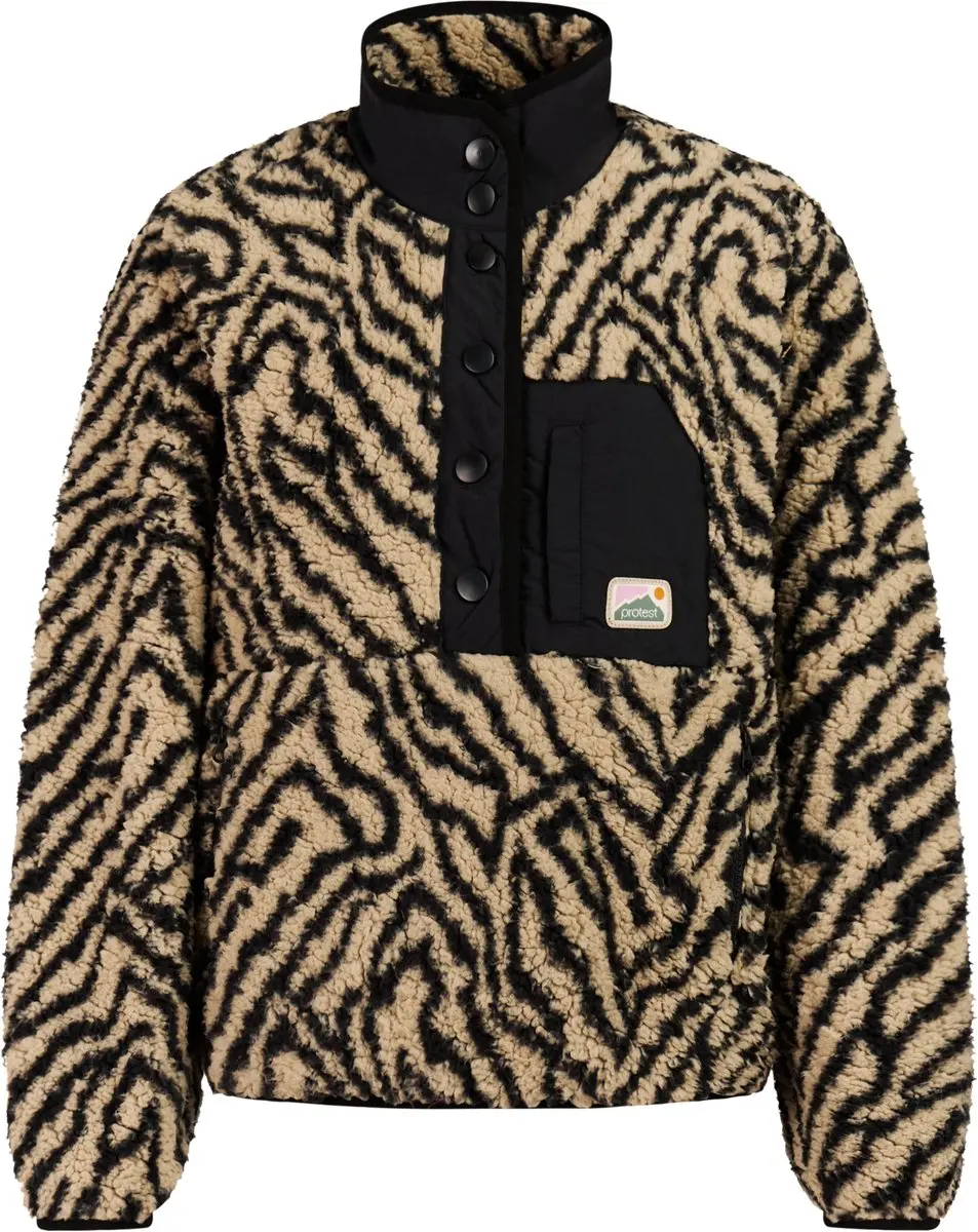 Protest PRTJosey - Sweater Dames - Trui - Fleece - 1/4 drukknopen - afbeelding 3 van 6