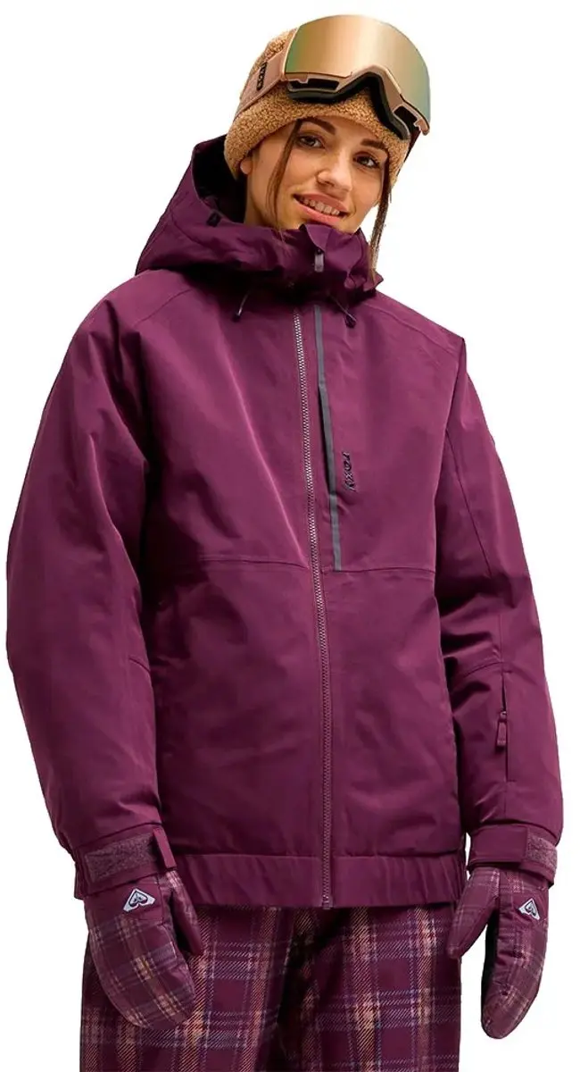 Roxy Crystal Clear Jas Paars L Vrouw