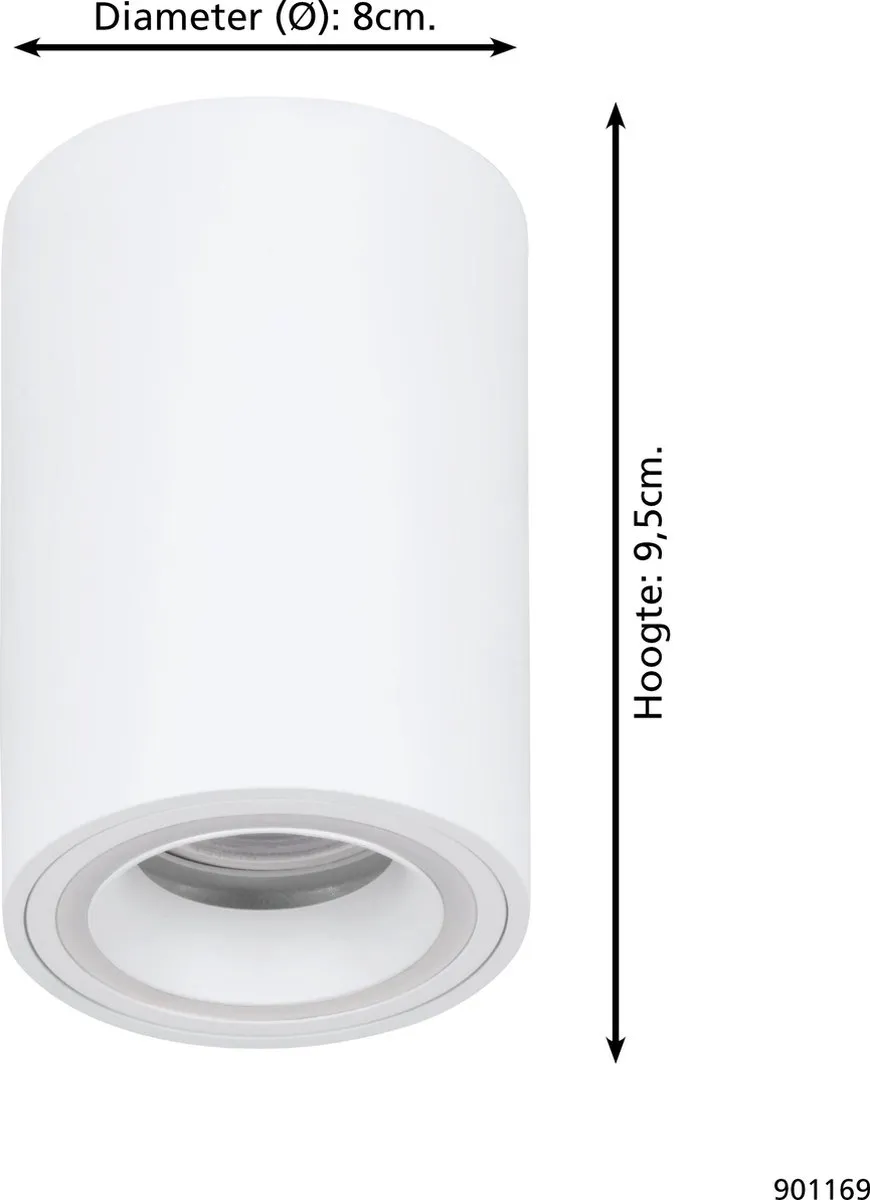 EGLO connect.z Carosso-Z Smart Opbouwlamp GU10 - RGB & Wit - Zigbee