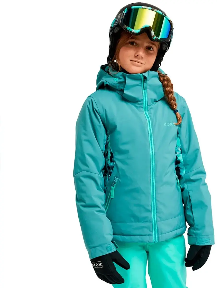 Roxy Ice Escape Jas Blauw 16 Years Kinderen - afbeelding 2 van 2