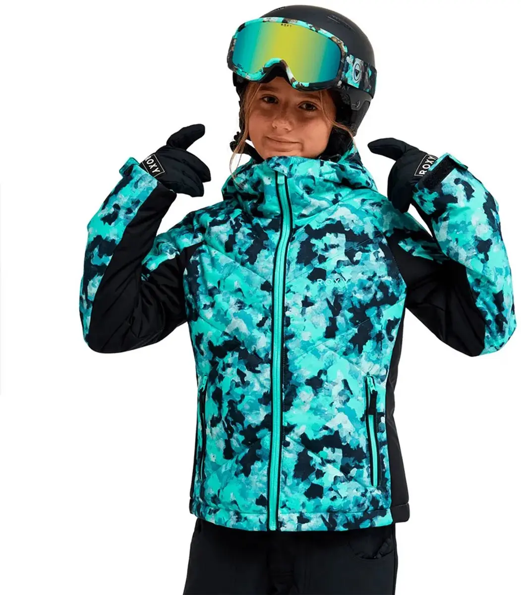 Roxy Snowdrift Jas Groen 8 Years Kinderen
