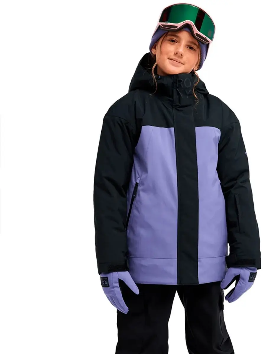 Roxy Ice Bounded Jas Zwart 14 Years Kinderen