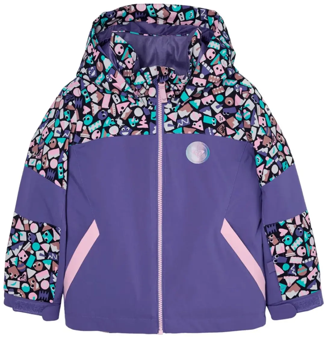 Roxy Snowy Tale Jas Paars 4-5 Years Kinderen